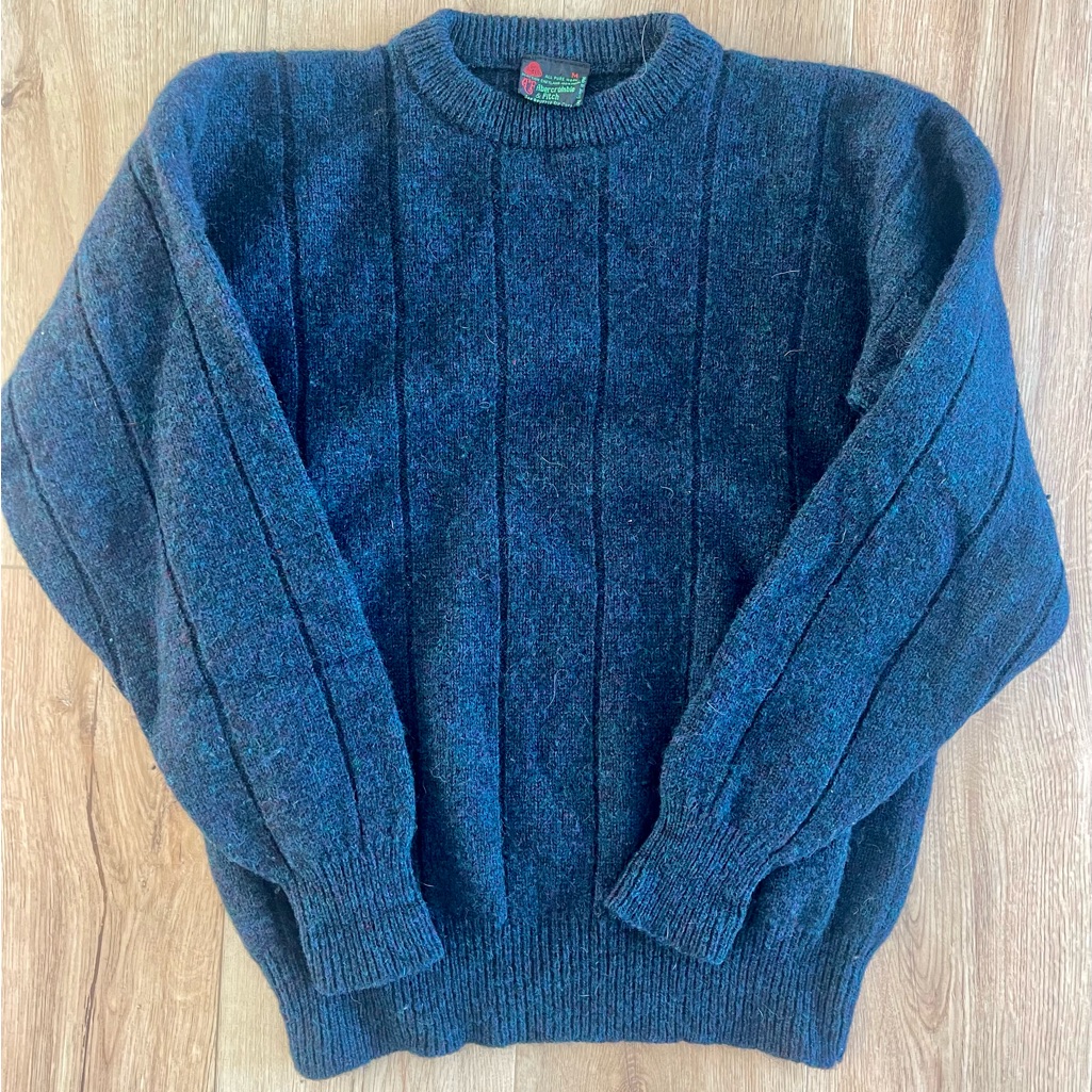 Vintage Wool Abercrombie & Fitch Blue Crewneck Sweater